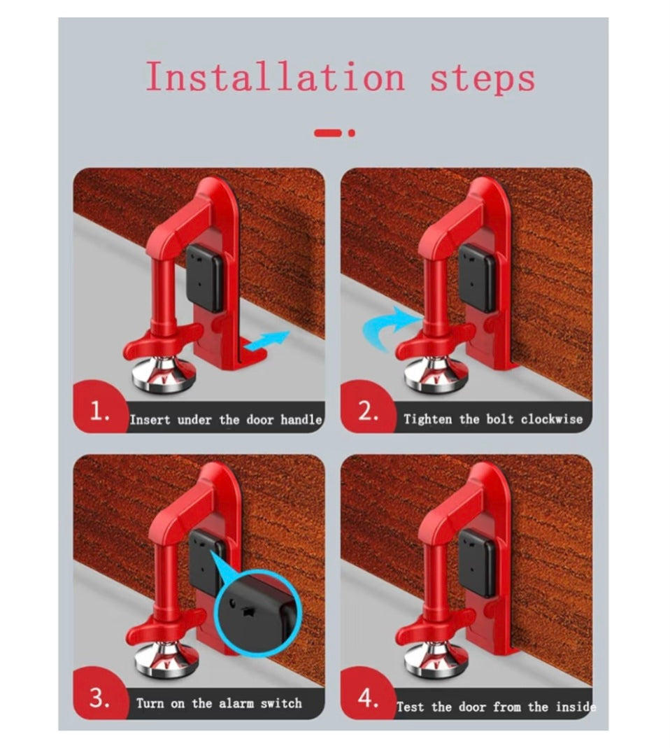Portable Door Lock Alarm