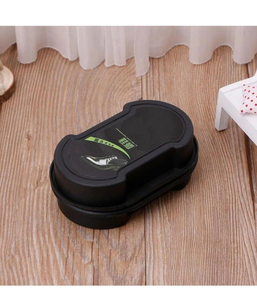 EMERCART Double Sided Shoe Cleaner Polish | Shoe Polish Sponge | Shoe Wax Brush | Shoe Polish Wipe | Shoes Care Accessories & Supplies (Pack of 2 PCs,Multicolor)