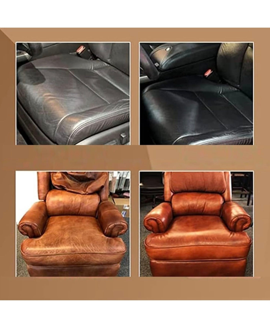 EMERCART Double Sided Shoe Cleaner Polish | Shoe Polish Sponge | Shoe Wax Brush | Shoe Polish Wipe | Shoes Care Accessories & Supplies (Pack of 2 PCs,Multicolor)