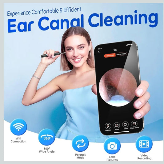 Electric Ear Cleaner with Soft Silicone Tip | Safe & Hygienic Ear Wax Removal Tool for Adults & Kids