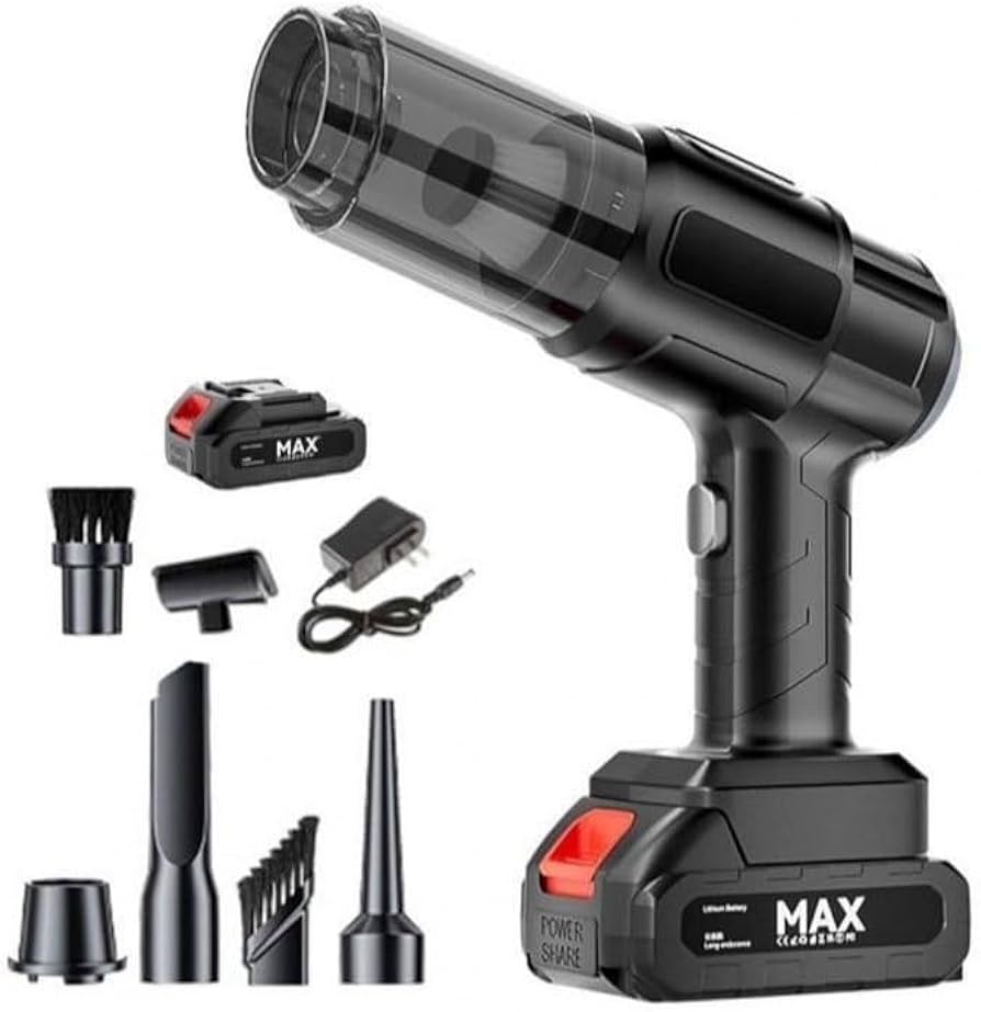 Portable Vacuum Cleaner | Powerful Suction | Home & Car Cleaning Machine