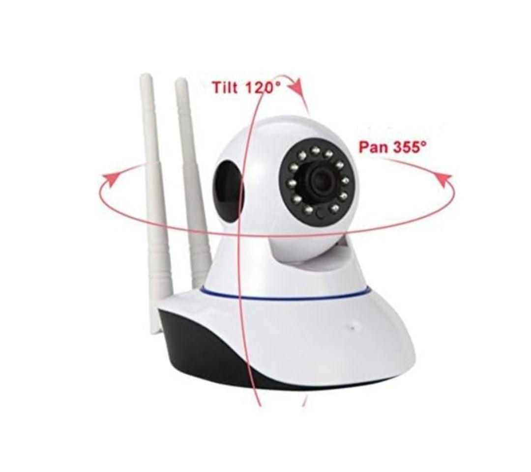 Double Antenna WiFi Security Camera | HD Night Vision | Remote Monitoring CCTV Camera